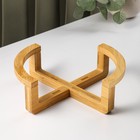 Салатник стеклянный на подставке «Орион», 1,3 л, 20×9,5 см - фото 24363328