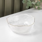 Салатник стеклянный на подставке «Орион», 1,3 л, 20×9,5 см - фото 24363329