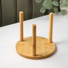 Набор салатников «Вирго», 330 мл, d=12.5 см, на подставке, набор 6 шт., стекло, прозрачный - Фото 3