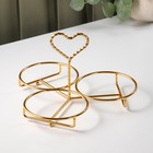 Менажница стеклянная «Сердце», 500 мл, 13×20,5 см, 3 шт - фото 25463656 Менажница стеклянная «Сердце», 500 мл, 13×20,5 см, 3 шт - фото 25463656