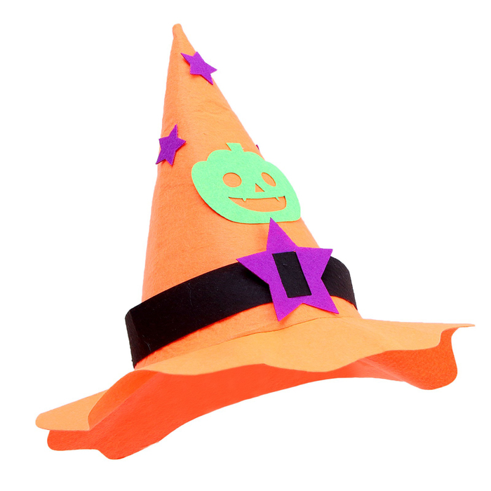 Карнавальный костюм Тыква,жилет,шляпа оранжевая,рост 98-110 - фото 1887006259