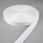 Стропа ременная, 25 мм, 50±1 м, плотность 7.5 г/м, белая №3 - Фото 2