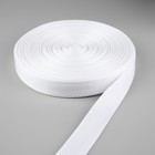 Стропа ременная, 30 мм, 50±1 м, плотность 9.5 г/м, белая №3 - Фото 2