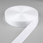 Стропа ременная, 40 мм, 50±1 м, плотность 12 г/м, белая №3 - Фото 2