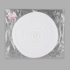 Стропа ременная, 40 мм, 50±1 м, плотность 12 г/м, белая №3 - Фото 3