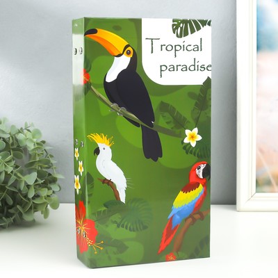 Фотоальбом на 300 фото 10×15 см «Экзотические птицы», 33.5×17.5×5 см