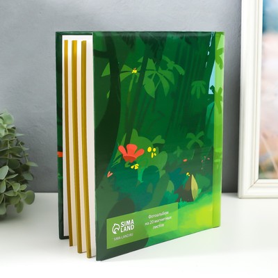 Фотоальбом магнитный на 20 листов «Лемур. Опачки, фоточки!», 29×24×2 см