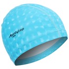 Шапочка для плавания взрослая ONLYTOP, тканевая, обхват 54-60 см - Фото 3