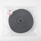 Стропа ременная, 40 мм, 50±1 м, плотность 15.5 г/м, серая №19 - Фото 3