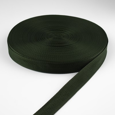 Стропа ременная, 25 мм, 50±1 м, плотность 10.2 г/м, хаки №36
