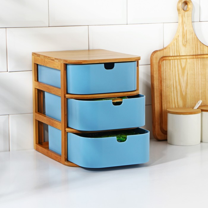 Ящик для хранения специй Heaven, 3 отделения - Фото 1