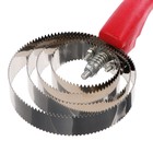 Щётка для ухода за шерстью, зубчатая, металл, красная - Фото 4