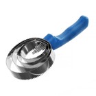 Щётка для ухода за шерстью, зубчатая, металл, красная - Фото 3