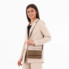 Сумка женская на магните, цвет коричневый - Фото 10