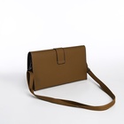 Сумка женская на магните, цвет коричневый - Фото 9