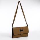 Сумка женская на магните, цвет коричневый - Фото 7