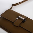 Сумка женская на магните, цвет коричневый - Фото 6