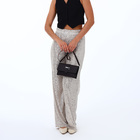 Сумка женская на магните, коричневая - Фото 10