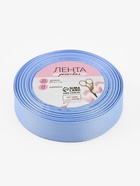 Лента репсовая, 25 мм, 23 ± 1 м, цвет небесно-голубой №63 - Фото 3