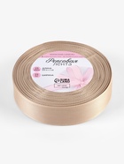 Лента репсовая, 25 мм, 23±1 м, бежевая №173 - Фото 4