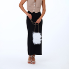 Сумка-клатч на фермуаре, цвет белый - фото 25416493