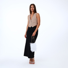 Сумка-клатч на фермуаре, цвет белый - фото 25416494