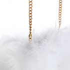 Сумка-клатч на фермуаре, цвет белый - фото 25416488