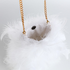 Сумка-клатч на фермуаре, цвет белый - фото 25416491