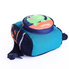Рюкзак детский на молнии, 3 наружных кармана, цвет зелёный - Фото 5