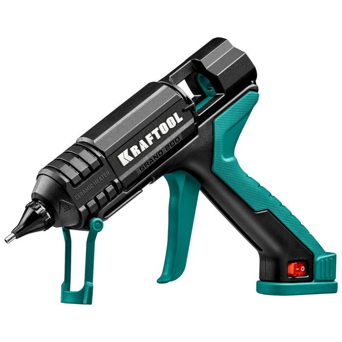 Клеевой пистолет электрический KRAFTOOL Grand=200, d=11-12 мм 25 г/мин