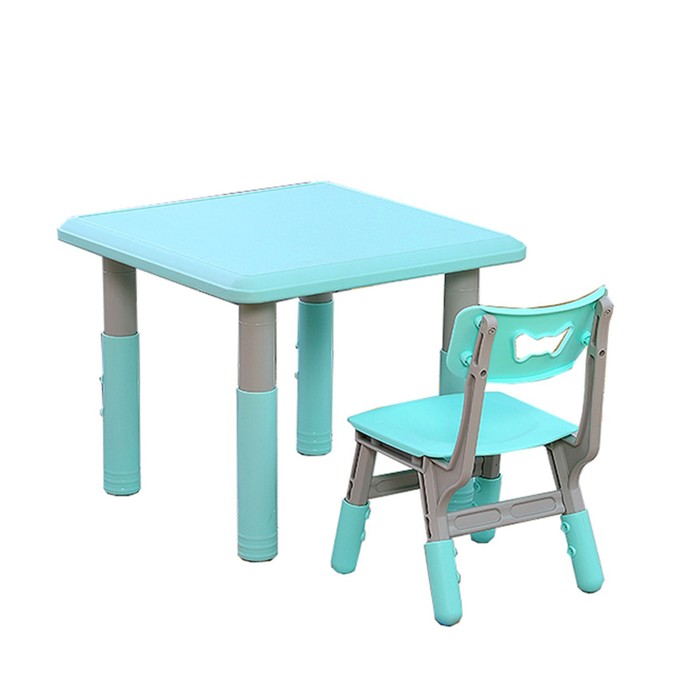 Комплект детской мебели: стол и стульчик, цвет ментол - Фото 1