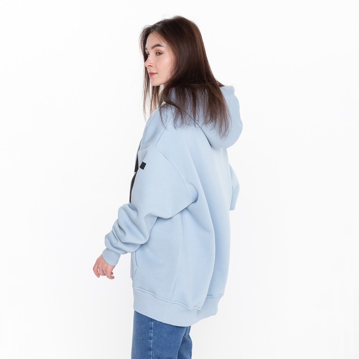 Толстовка женская, цвет голубой, размер ONE SIZE (42-46) 59570