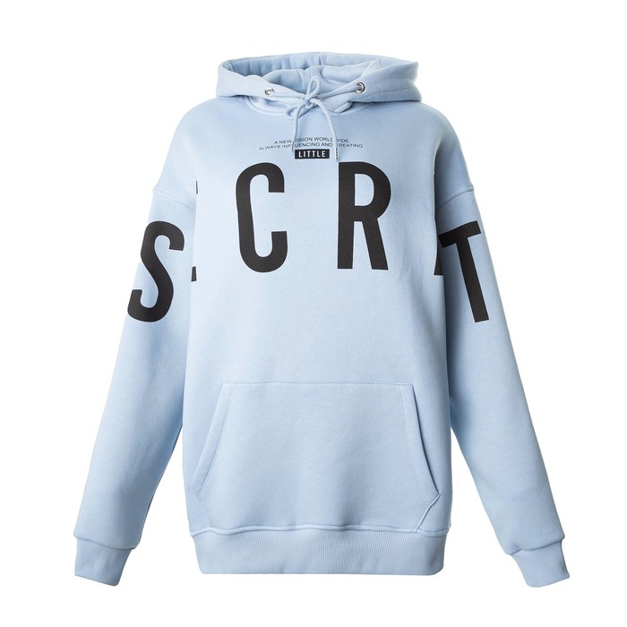 Толстовка женская, цвет голубой, размер ONE SIZE (42-46) 59570