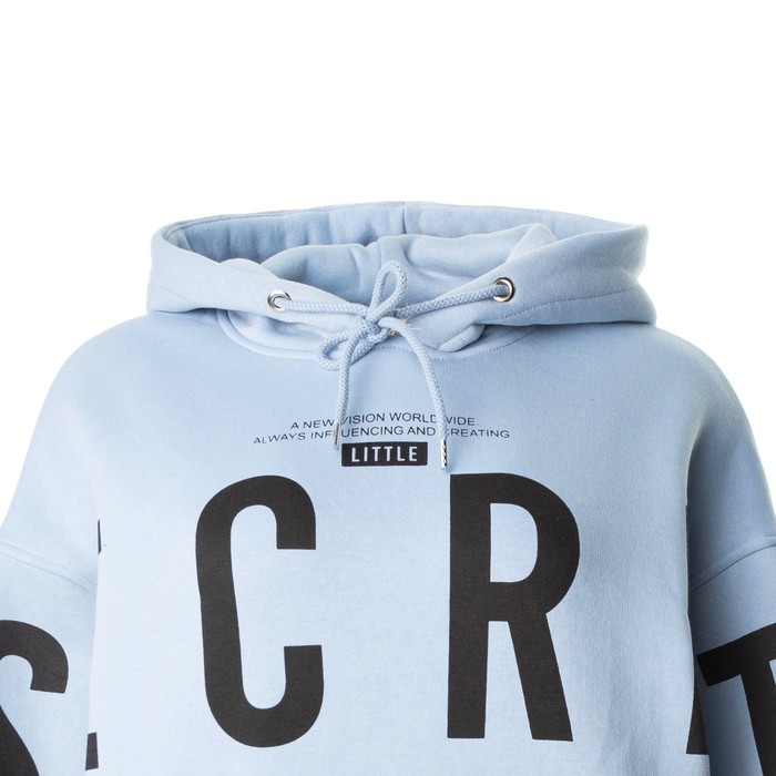 Толстовка женская, цвет голубой, размер ONE SIZE (42-46) 59570