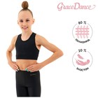 Топ-борцовка для гимнастики и танцев Grace Dance, р. 28, цвет чёрный - фото 2446183