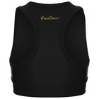 Топ-борцовка для гимнастики и танцев Grace Dance, р. 38, цвет чёрный - фото 24122114