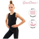 Майка-борцовка для гимнастики и танцев Grace Dance, р. 40, цвет чёрный - фото 10186424