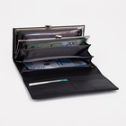 Кошелёк женский на магнитах, цвет чёрный 9441582 - фото 16978552