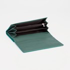 Кошелёк женский на магнитах, зелёный - фото 60004640