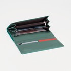 Кошелёк женский на магнитах, зелёный - фото 60004641