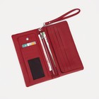 Кошелёк женский на магнитах, цвет красный - фото 21968713