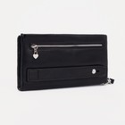 Кошелёк женский на магнитах, цвет чёрный - фото 21968720