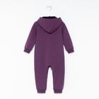 Комбинезон для девочки, цвет фиолетовый/кошечка, рост 74 см - фото 39556121