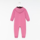 Комбинезон для девочки, цвет розовый/кошечка, рост 68 см 9440663