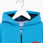 Комбинезон для мальчика, цвет голубой/машинка, рост 80 см - фото 49193186