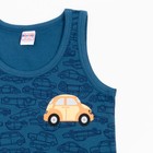 Комплект для мальчика (майка-трусы), цвет синий, рост 98 см 9440696