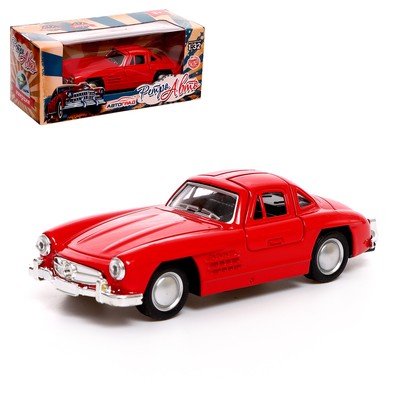 Машина металлическая «Люксовая», инерционная, открываются двери, 1:32, цвет красный