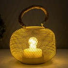 Ночник "Шар" LED от батареек 3хААА золото 16х16х13,5 см RISALUX 9037292