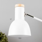 Настольная лампа "Джадо" E27 40Вт белый 15х15х47 см - Фото 12