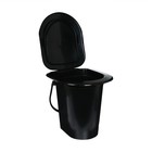 Ведро-туалет, h = 39 см, 17 л, съёмный стульчак, чёрное - Фото 3